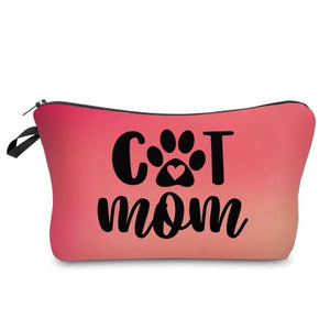 Pouch - Cat Mom Coral