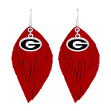 Game Day Feather Earrings