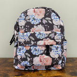 Mini Backpack - Floral Pink Blue