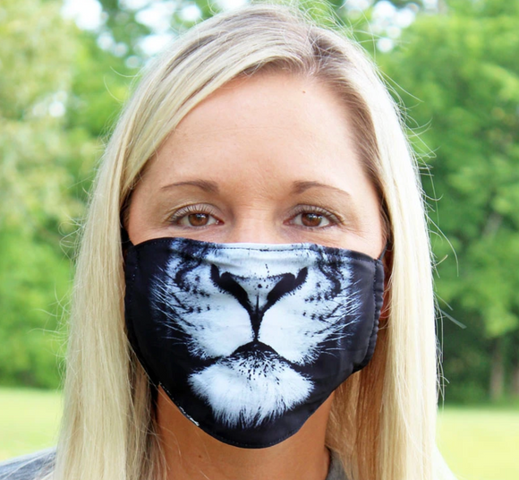 Adjustable Snow Leopard Snout Face Mask