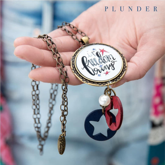 Let Freedom Ring Necklace