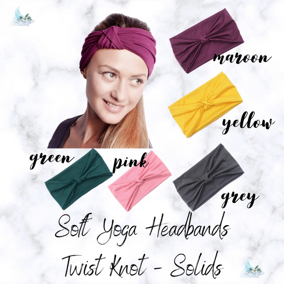 Solid Yoga Headband